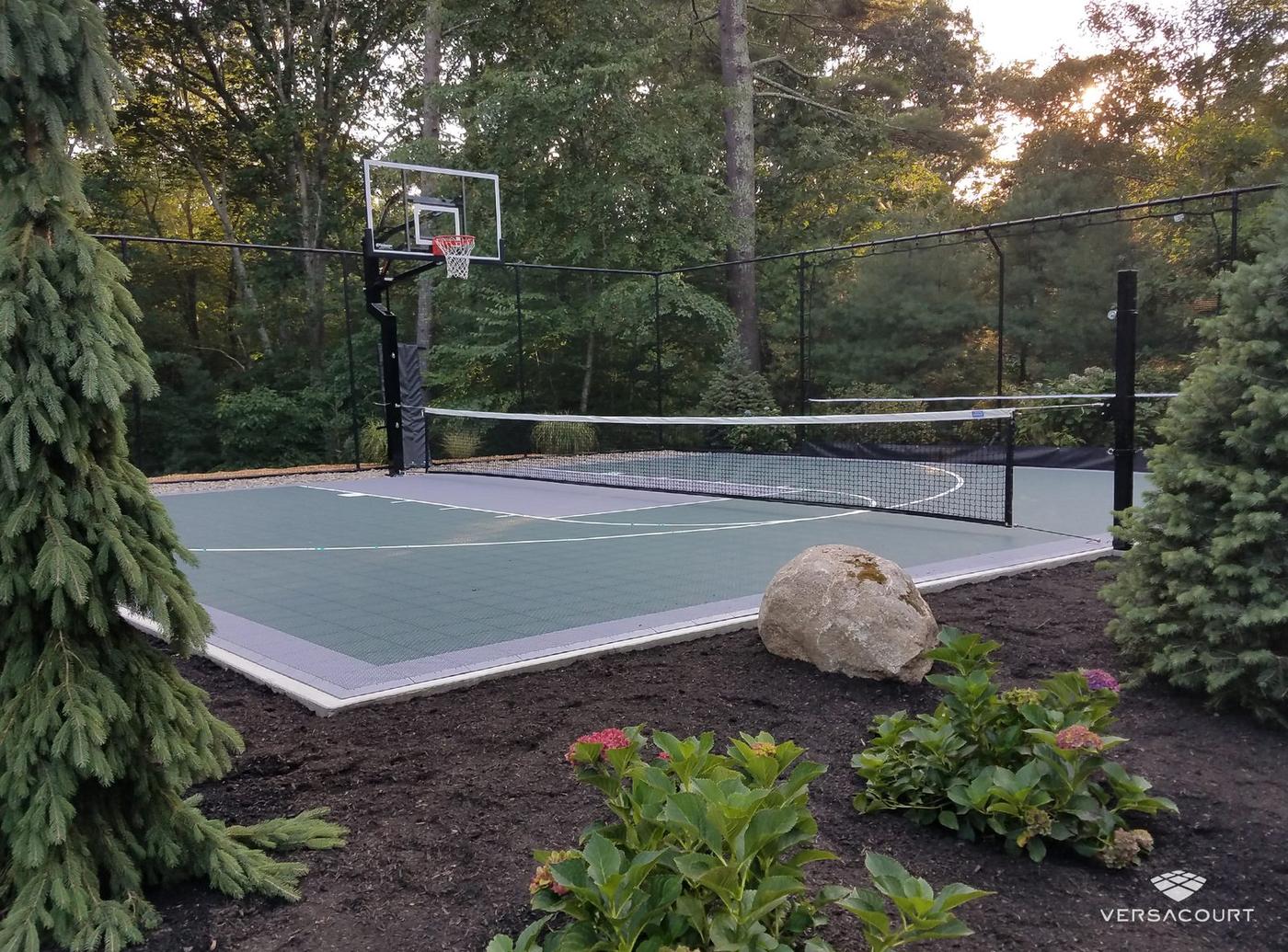 Volleyball and multi-sport court